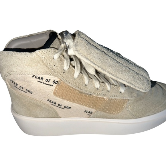 Essentials Fear Of God logo high-top sneakers luxe skate Mid Collection US 7 /40 - Picture 2 of 16